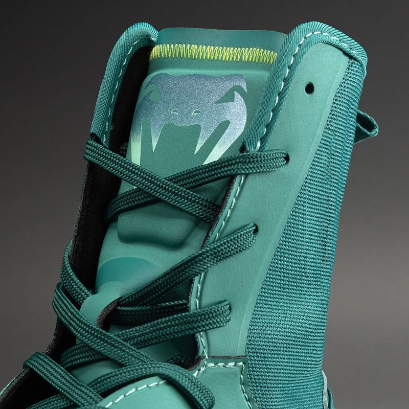 Боксьорски обувки Venum Elite Neo Boxing green/neon yellow 4