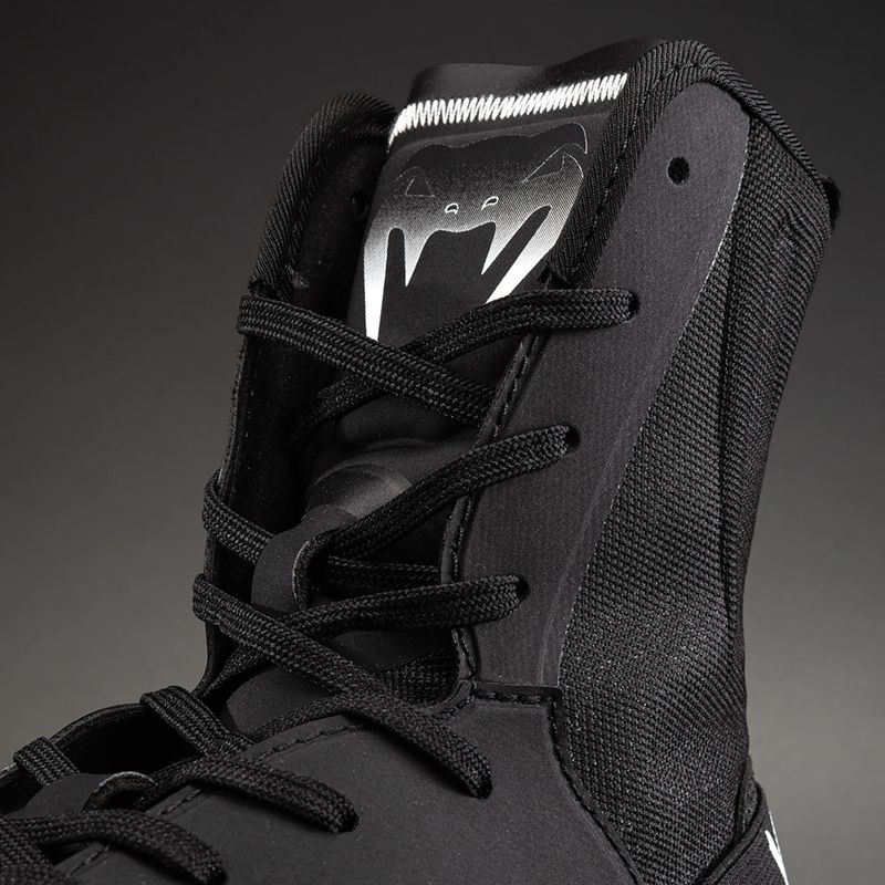 Боксьорски обувки Venum Elite Neo Boxing black/white 4