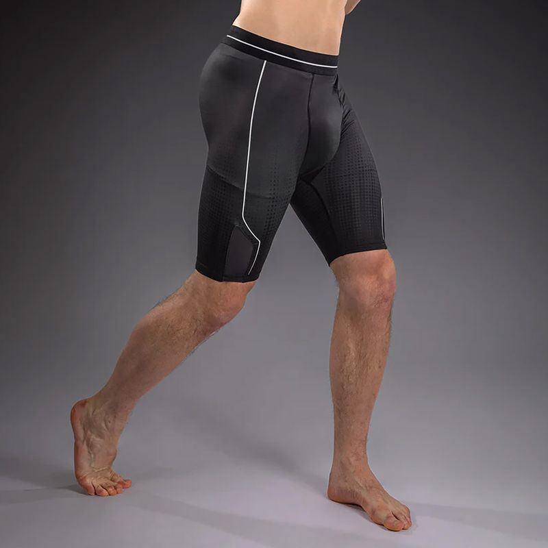 Мъжки тренировъчни шорти Venum Stealth Vale Tudo black/white 5