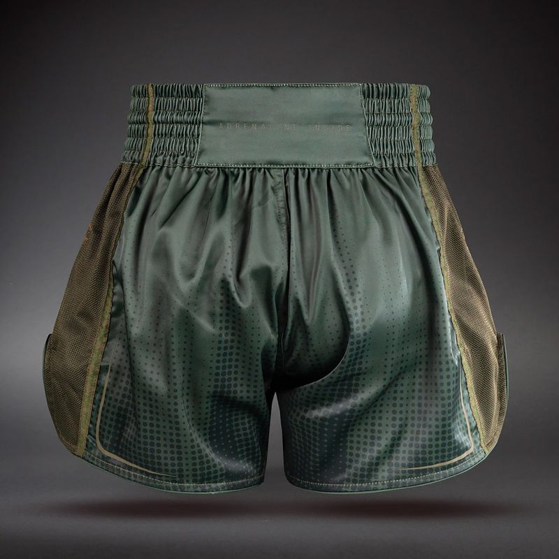 Тренировъчни шорти Venum Stealth Muay Thai Khaki/Dark Green 2
