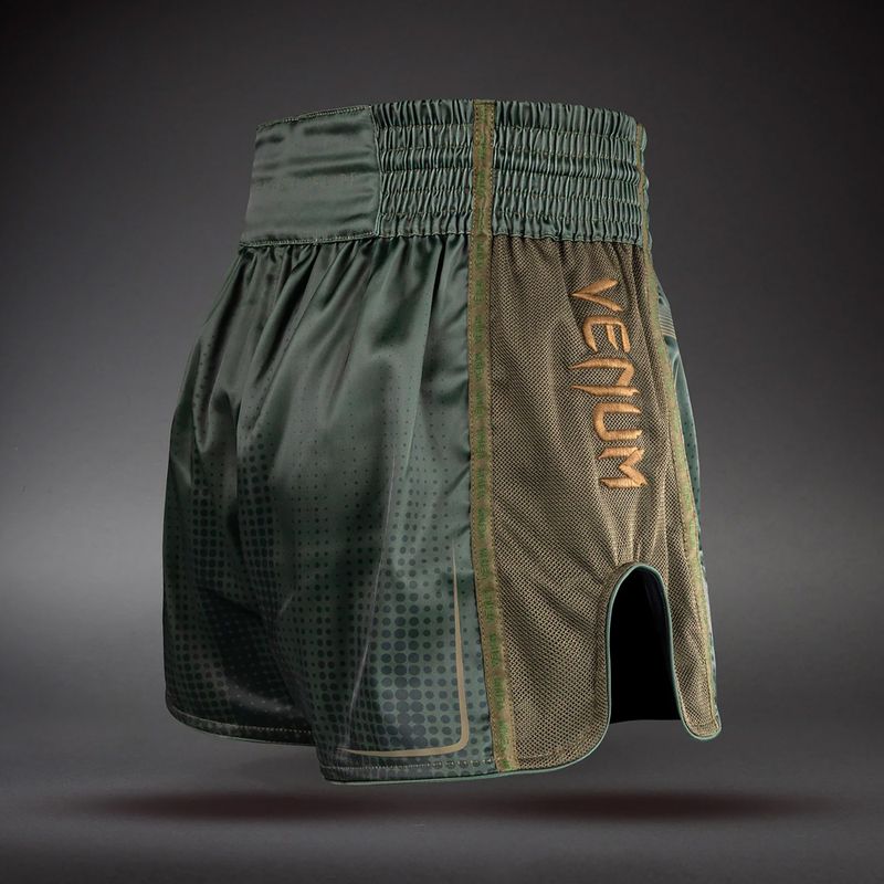 Тренировъчни шорти Venum Stealth Muay Thai Khaki/Dark Green 4