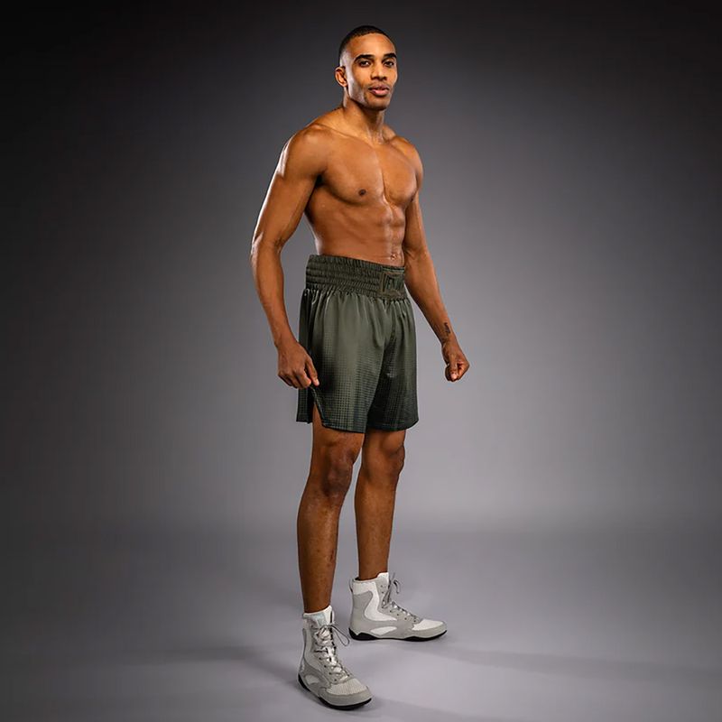 Мъжки боксьорски шорти Venum Stealth Boxing Khaki/Dark Green 2