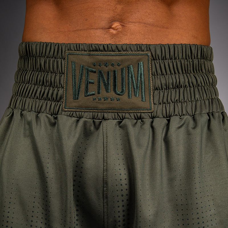 Мъжки боксьорски шорти Venum Stealth Boxing Khaki/Dark Green 5