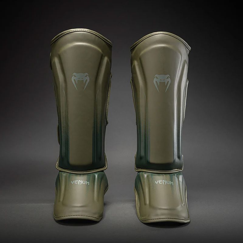 Протектори за пищяли и стъпала Venum Stealth Shin khaki/dark green 2