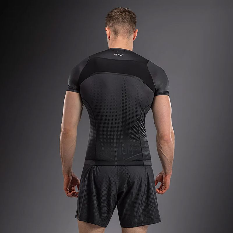 Мъжки рашгард Venum Stealth Rashguard black/white 2