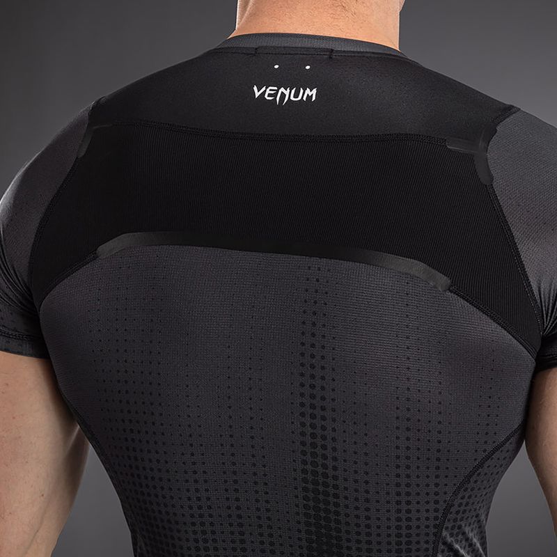 Мъжки рашгард Venum Stealth Rashguard black/white 6