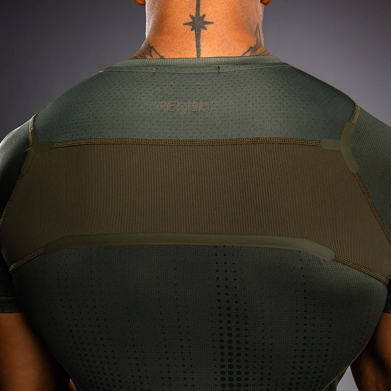 Мъжки рашгард Venum Stealth Rashguard khaki/dark green 6