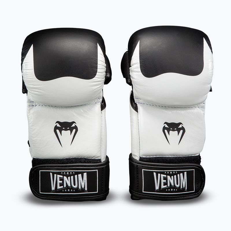 Ръкавици за ММА Venum Attack 2.0 Sparring Leather black/white 2