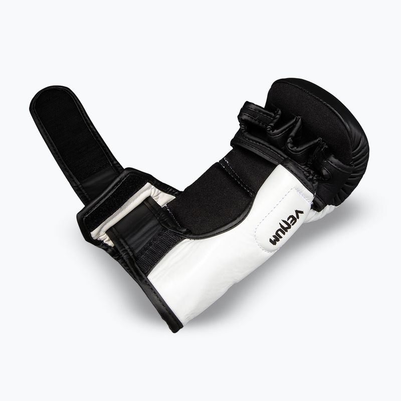 Ръкавици за ММА Venum Attack 2.0 Sparring Leather black/white 4