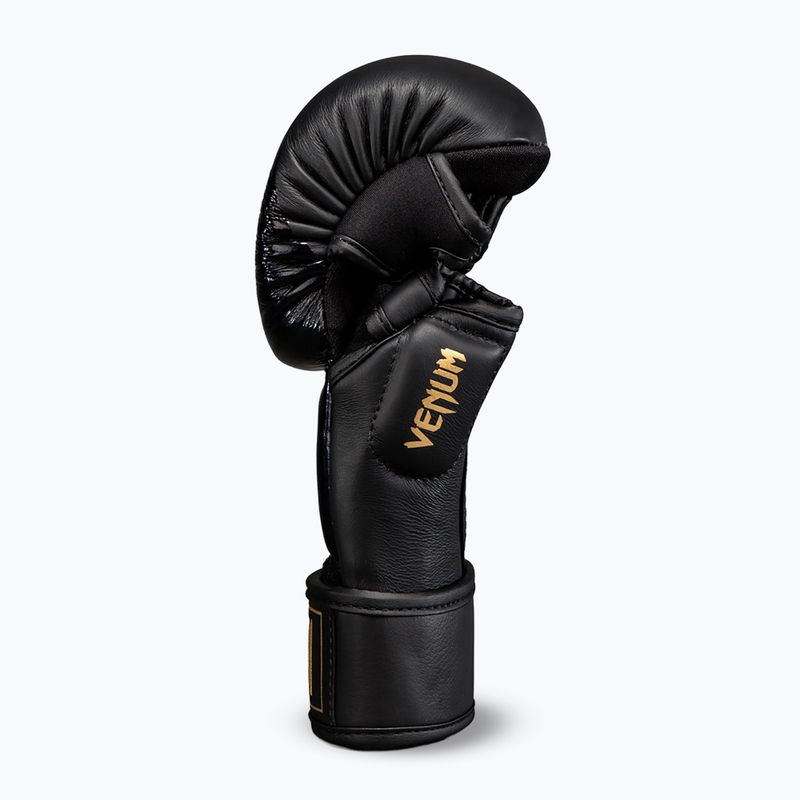 Ръкавици за ММА Venum Attack 2.0 Sparring Leather black/gold 3