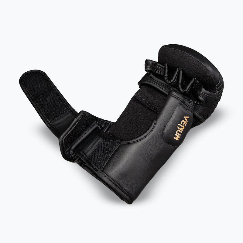 Ръкавици за ММА Venum Attack 2.0 Sparring Leather black/gold 4