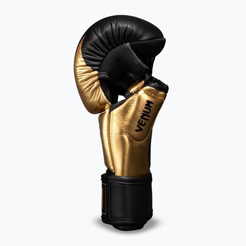Ръкавици за ММА Venum Attack 2.0 Sparring Leather gold/black 3