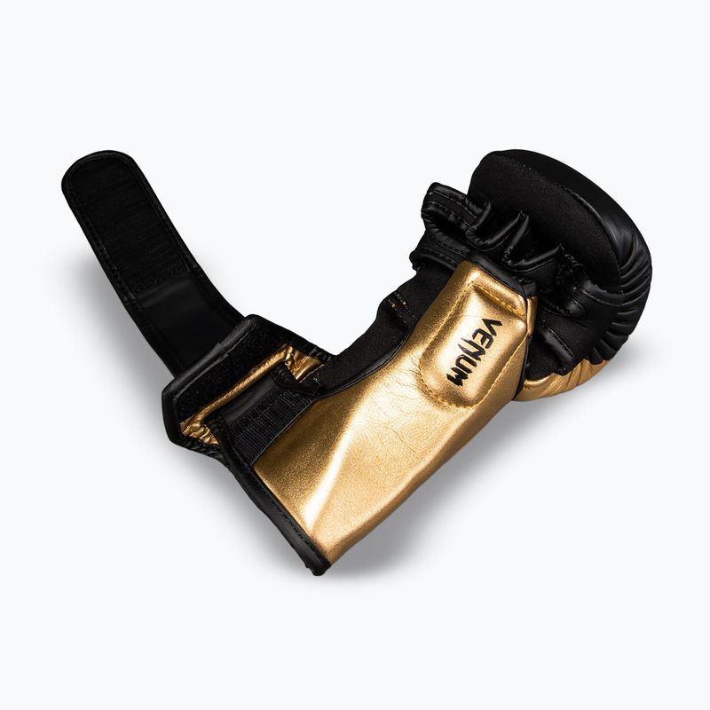 Ръкавици за ММА Venum Attack 2.0 Sparring Leather gold/black 4