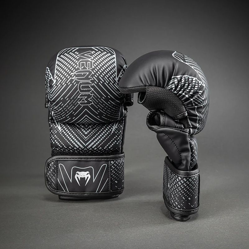 Ръкавици за спаринг Venum Midnight Fury Sparring black/grey/silver 2