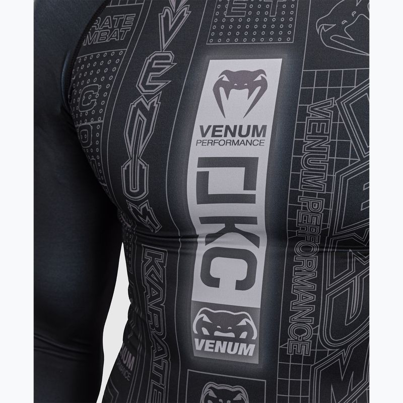 Мъжка блуза с дълъг ръкав за водни спортове Venum Karate Combat black/grey 5