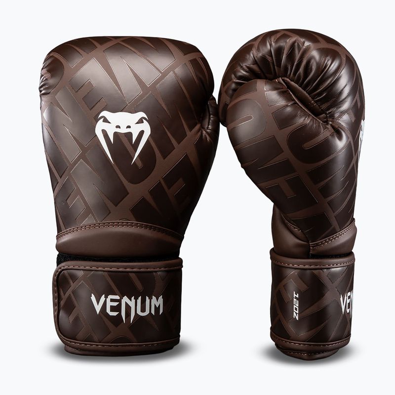 Боксови ръкавици Venum Contender 1.5 XT 3D Boxing dark brown 2
