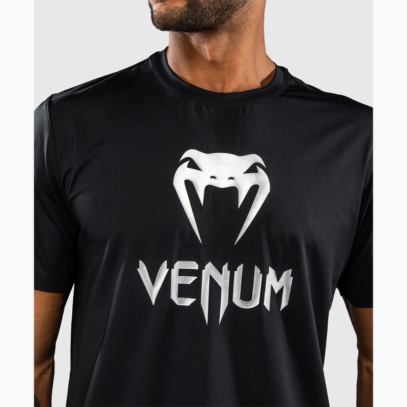 Мъжка тениска Venum Classic Dry Tech black/silver 4