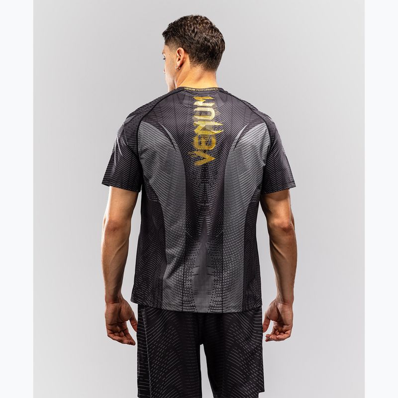 Мъжка тениска Venum Galactic 3.0 Dry Tech black/gold 2