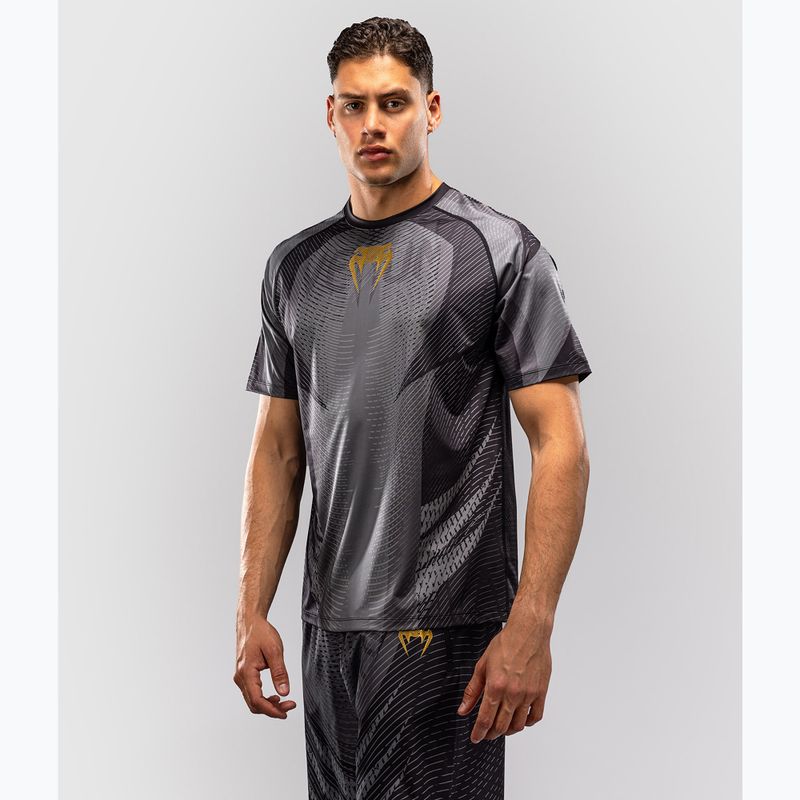 Мъжка тениска Venum Galactic 3.0 Dry Tech black/gold 3