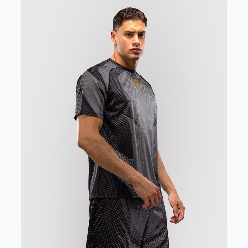 Мъжка тениска Venum Galactic 3.0 Dry Tech black/gold 4