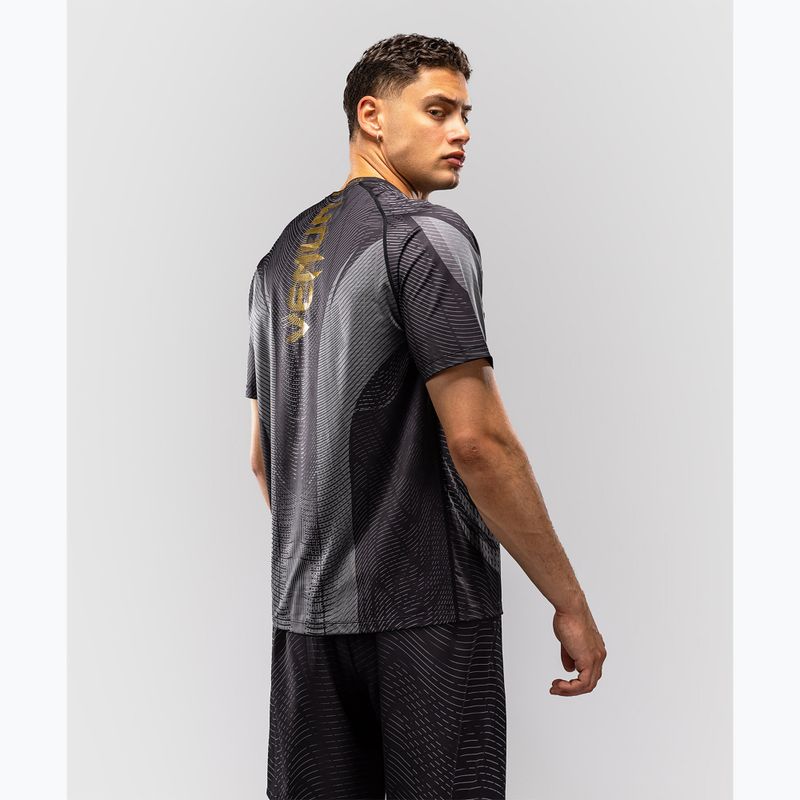Мъжка тениска Venum Galactic 3.0 Dry Tech black/gold 5