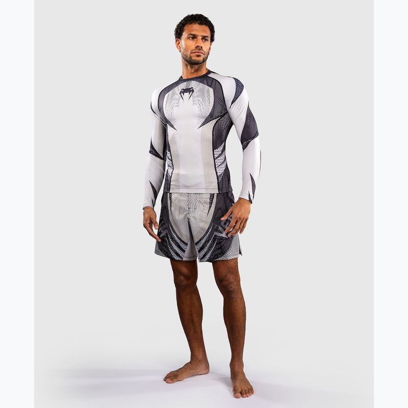 Мъжки рашгард с дълги ръкави Venum Galactic 3.0 Rashguard LS off white/black 2