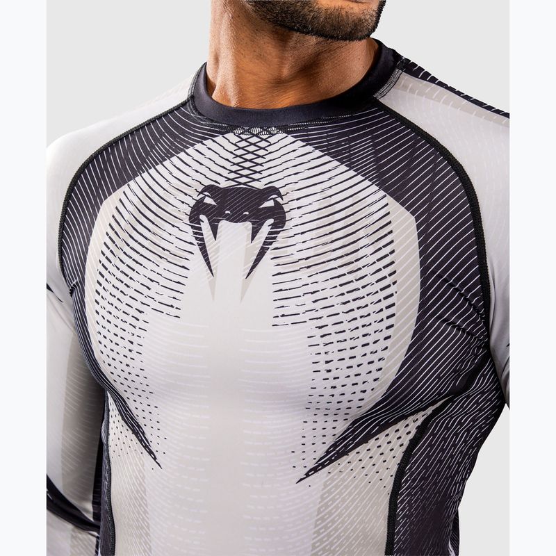 Мъжки рашгард с дълги ръкави Venum Galactic 3.0 Rashguard LS off white/black 5
