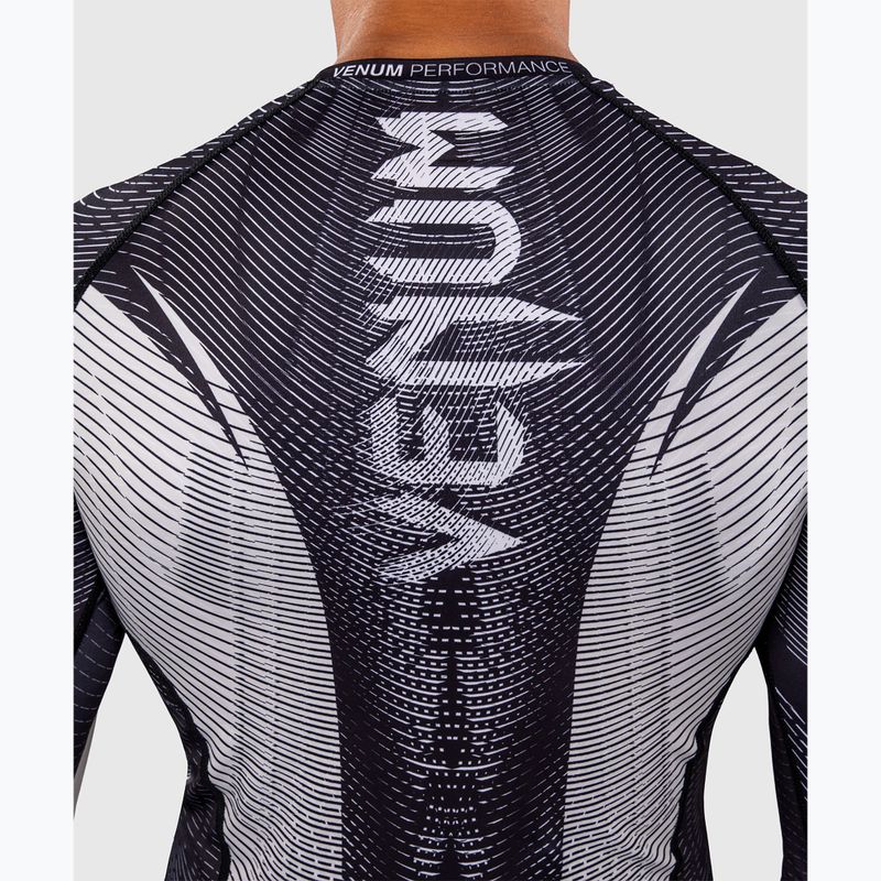 Мъжки рашгард с дълги ръкави Venum Galactic 3.0 Rashguard LS off white/black 6