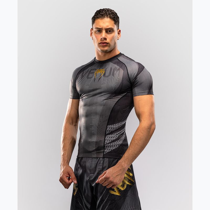 Мъжки рашгард Venum Galactic 3.0 Rashguard SS black/gold 3