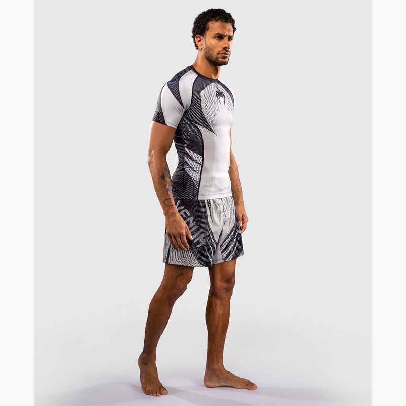 Мъжки рашгард Venum Galactic 3.0 Rashguard SS off white/black 2