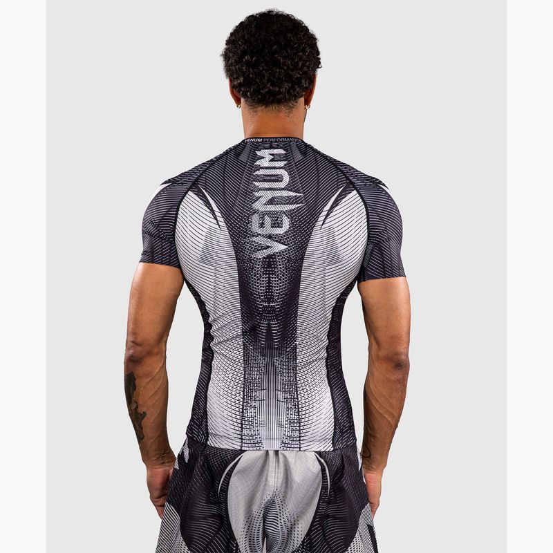 Мъжки рашгард Venum Galactic 3.0 Rashguard SS off white/black 3