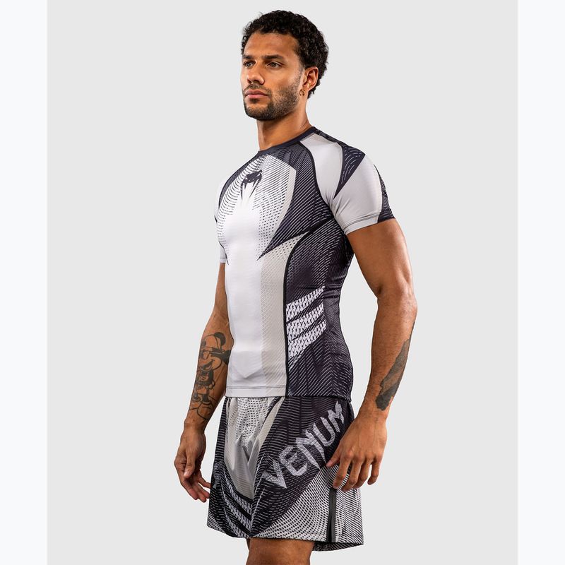 Мъжки рашгард Venum Galactic 3.0 Rashguard SS off white/black 4