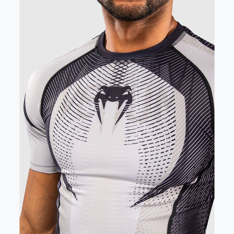 Мъжки рашгард Venum Galactic 3.0 Rashguard SS off white/black 5