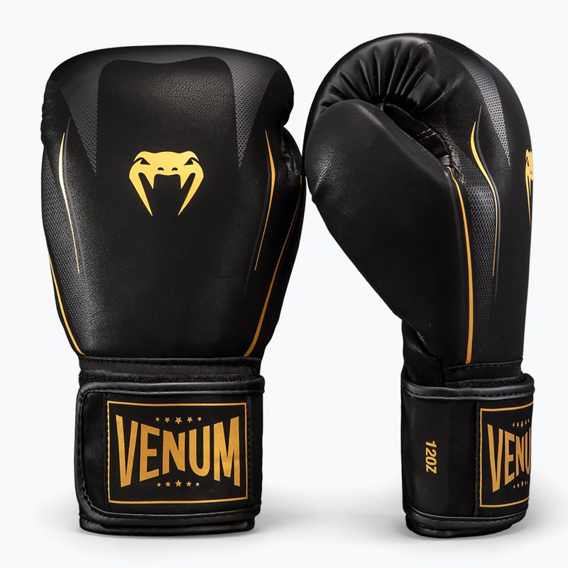 Боксови ръкавици Venum G-Core Boxing black/gold 2