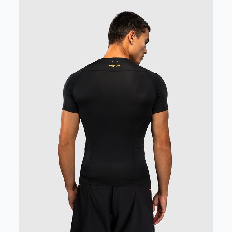 Мъжки рашгард Venum G-Core Rashguard SS black/gold 3