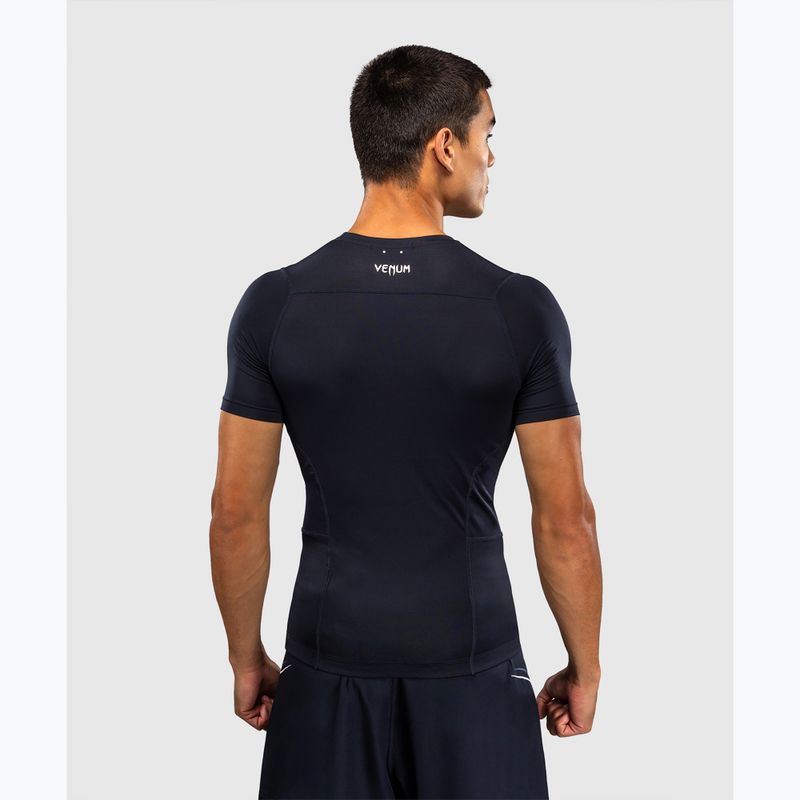 Мъжки рашгард Venum G-Core Rashguard SS navy blue/white 3