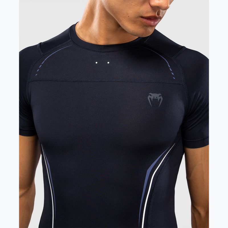 Мъжки рашгард Venum G-Core Rashguard SS navy blue/white 5
