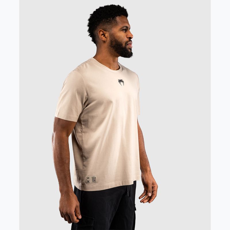 Мъжка тениска Venum Fight Icon Cotton beige 3