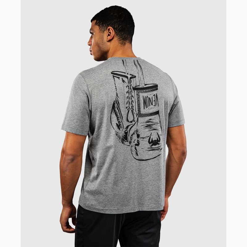 Мъжка тениска Venum Fight Icon Cotton light heather grey 2