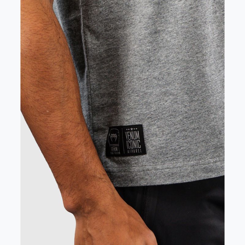 Мъжка тениска Venum Fight Icon Cotton light heather grey 4