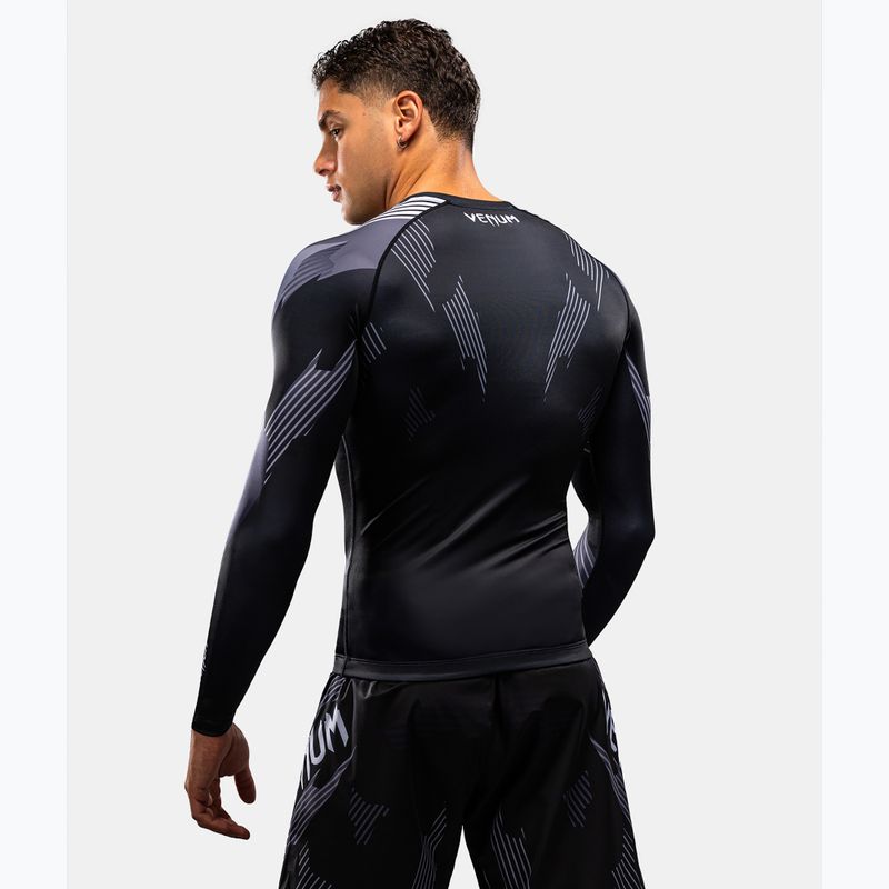 Мъжки рашгард с дълги ръкави Venum No-Gi 6.0 Rashguard black/white 2
