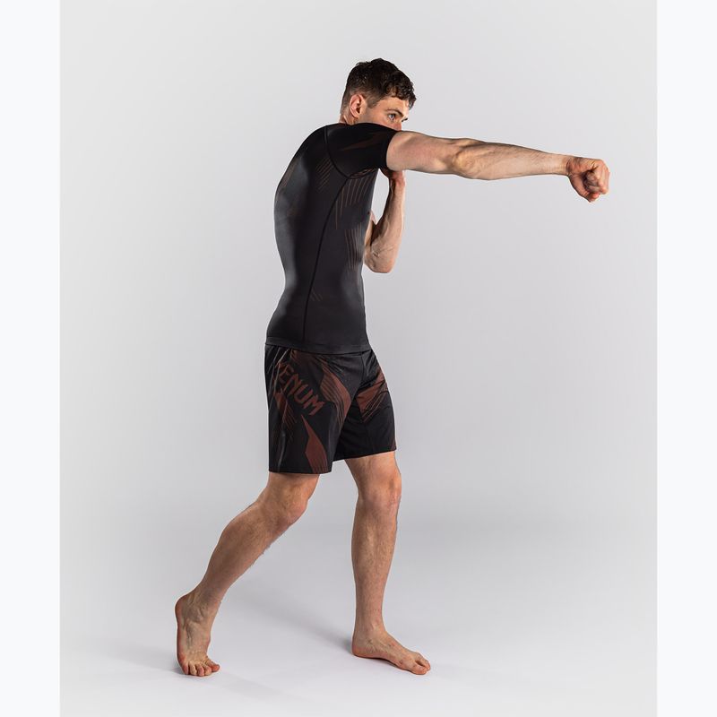 Мъжки рашгард Venum No-Gi 6.0 Rashguard black/brown 2
