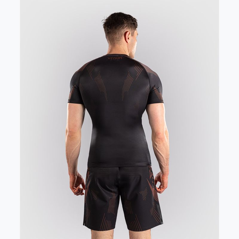 Мъжки рашгард Venum No-Gi 6.0 Rashguard black/brown 3