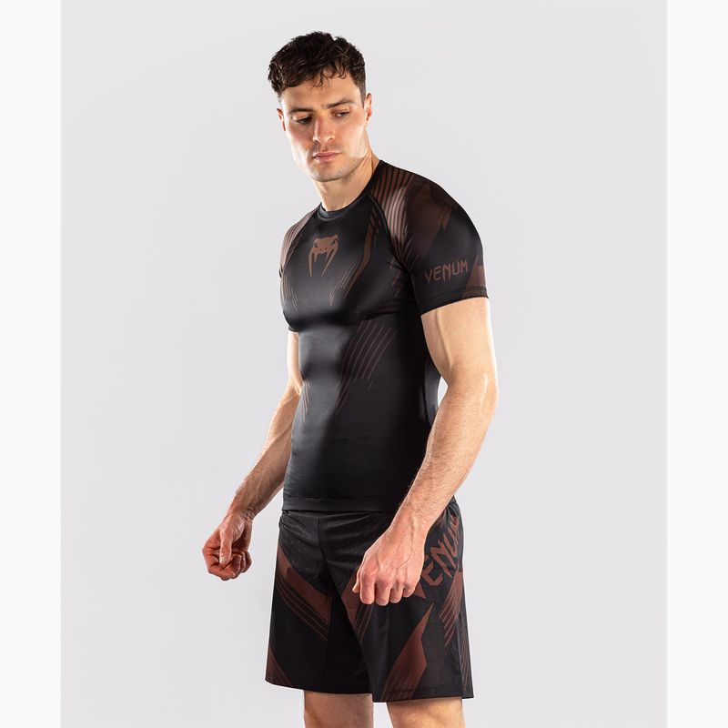 Мъжки рашгард Venum No-Gi 6.0 Rashguard black/brown 4