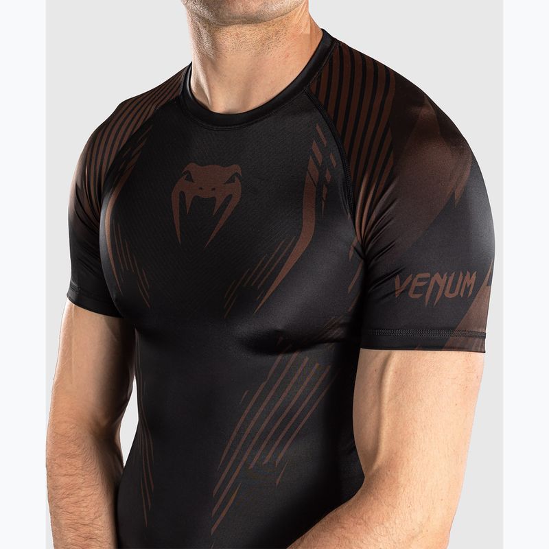 Мъжки рашгард Venum No-Gi 6.0 Rashguard black/brown 5