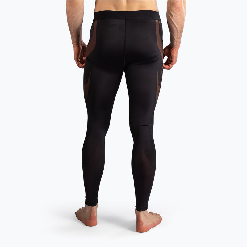 Мъжки тренировъчен клин Venum No-Gi 6.0 Spats Black/Brown 3