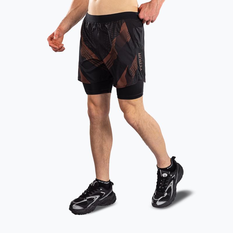 Мъжки тренировъчни шорти Venum No-Gi 6.0 Training black/brown 3