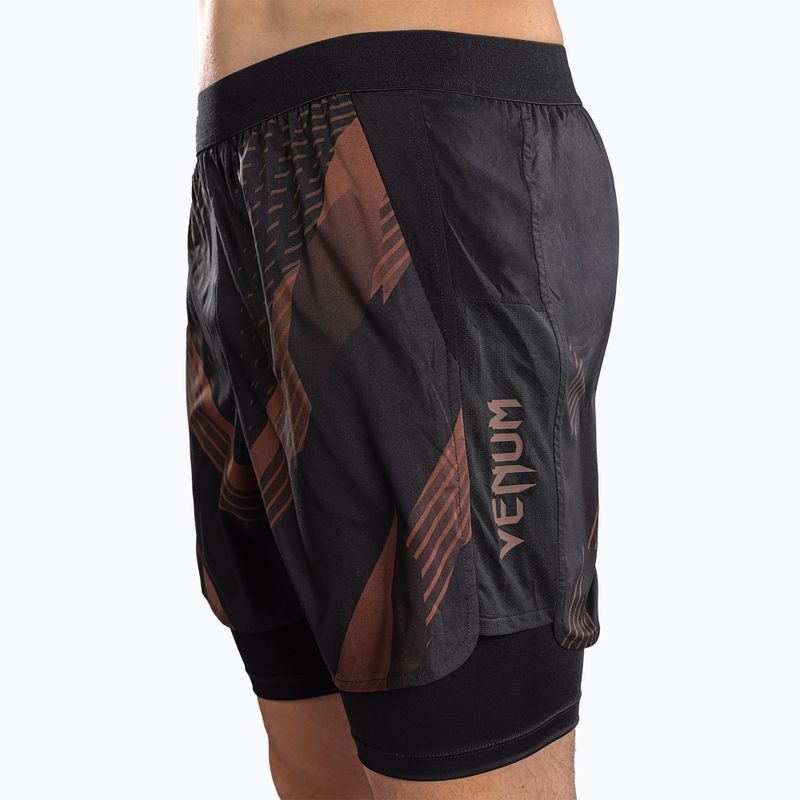 Мъжки тренировъчни шорти Venum No-Gi 6.0 Training black/brown 5