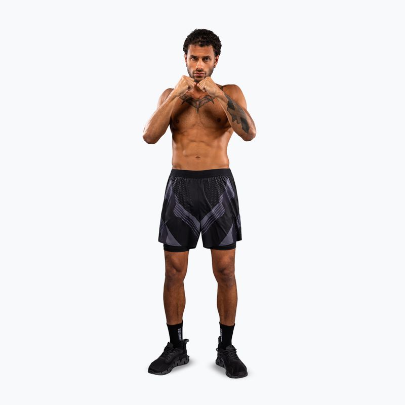 Мъжки тренировъчни шорти Venum No-Gi 6.0 Training black/grey 2