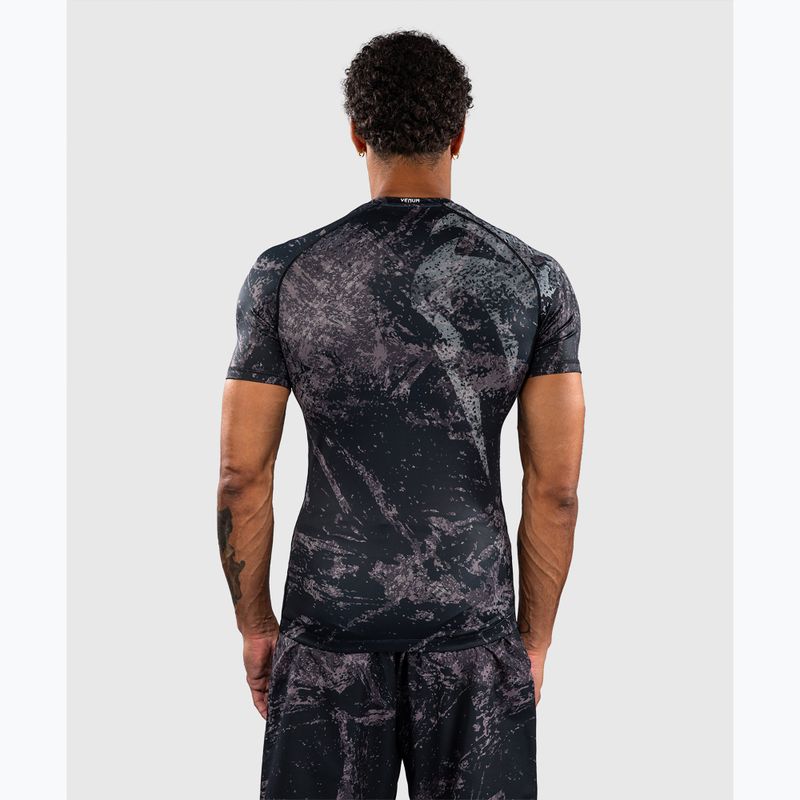 Мъжки рашгард Venum Rage & Workout Rashguard SS black/grey 2